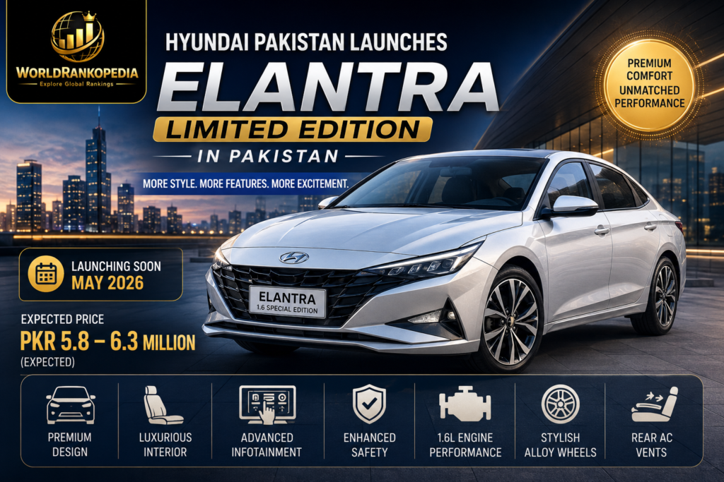 Hyundai Pakistan Launches ELANTRA 1. 6 Special Edition in Pakistan – Features, Price & Everything You Need to Know Elantra Special Edition