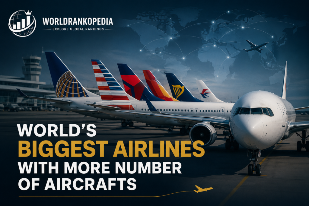 World’s Biggest Airlines by Fleet Size in 2026 airlines with most number of aircraft