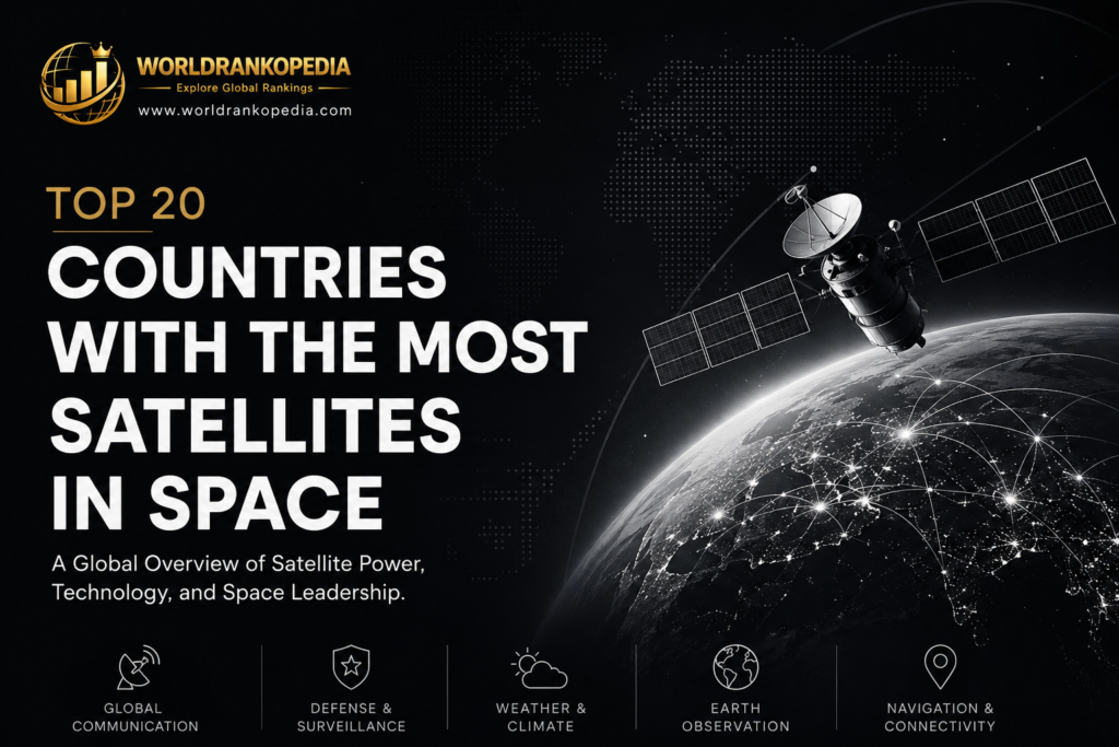 Top 20 Countries with the Most Satellites in Space (2026) Countries with Most number of satellights