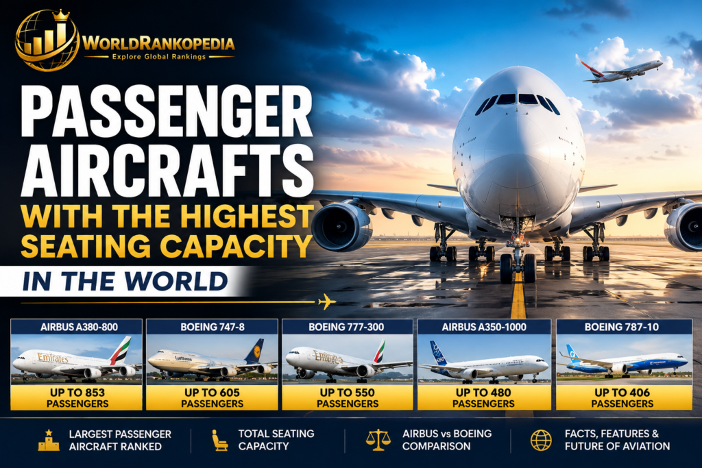 Aircraft With the Highest Seating Capacity Passenger Aircraft with more Capacity