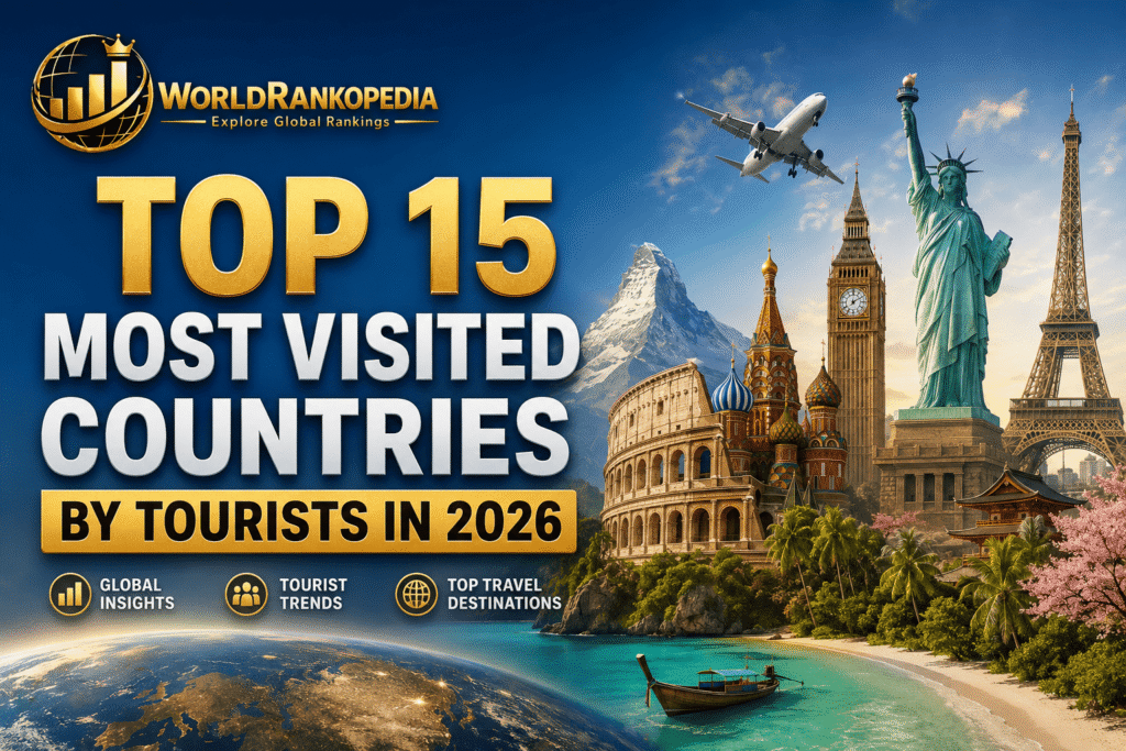 Top 15 Most Visited Countries by Tourists in 2026 top 15 most visited country in 2026