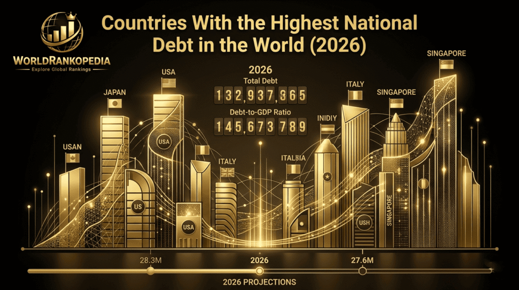Countries With the Highest National Debt in the World (2026) Countries with highest debt