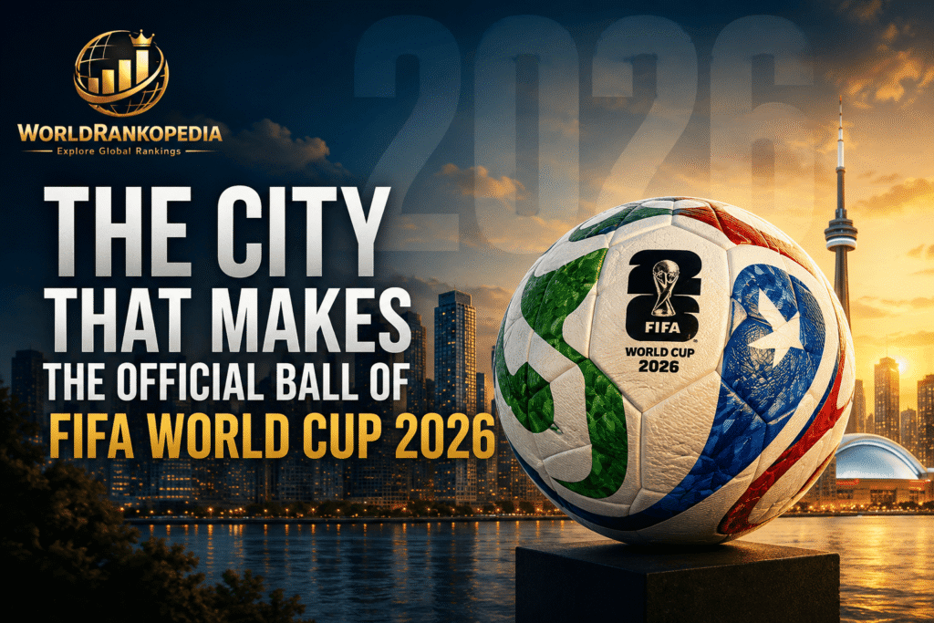 The City that makes Official Ball Of FIFA World Cup 2026