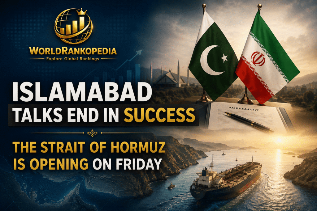 Islamabad Talks End in Success — The Strait of Hormuz Is Opening on Friday Islamabad Talks End With Success
