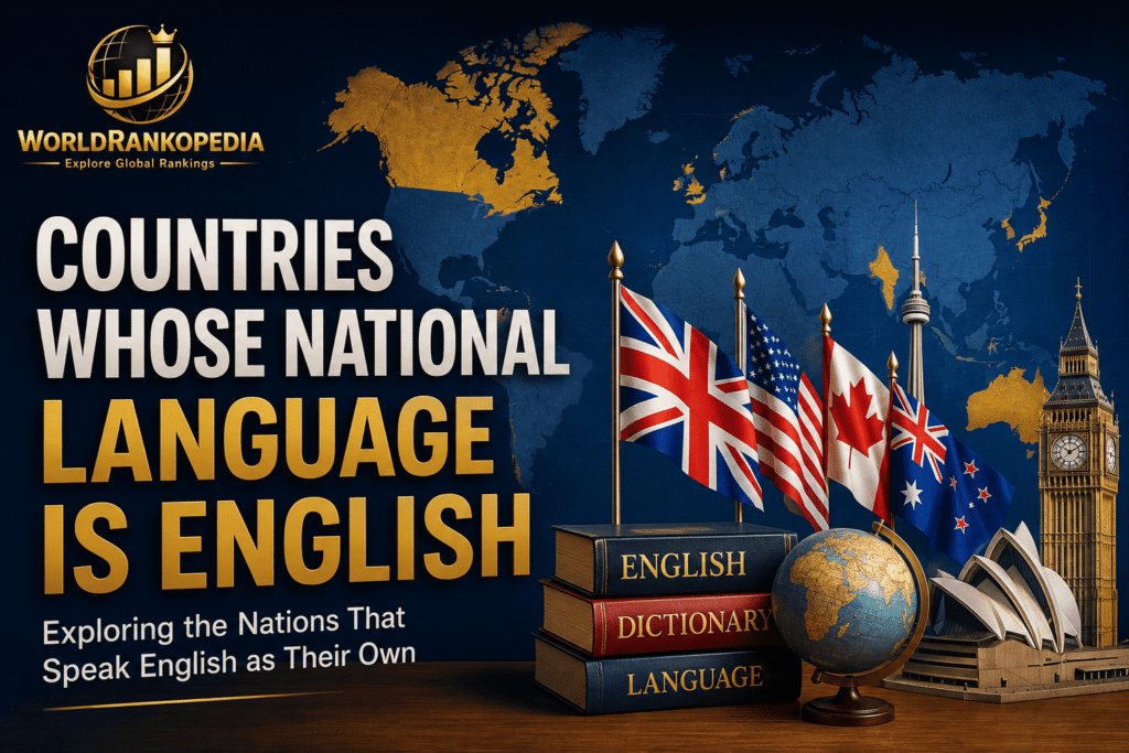 Countries Whose National Language is English