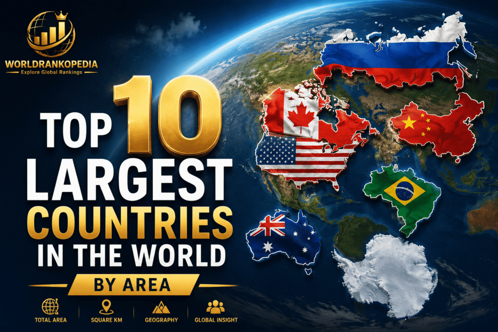 Top 10 Largest Countries in the world by Area