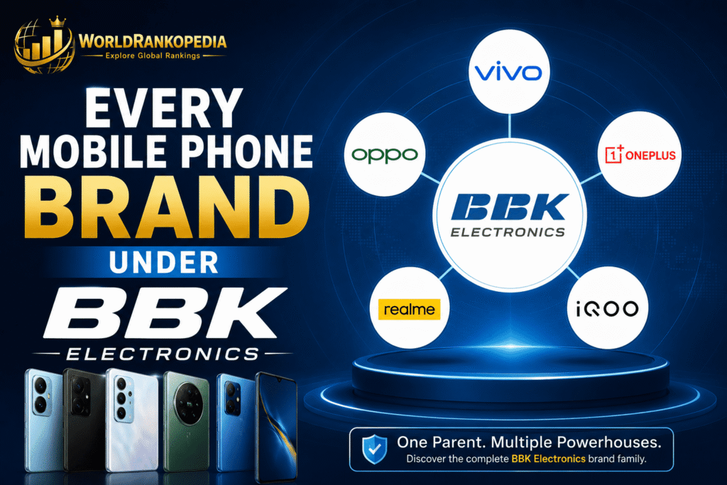 Every Mobile Phone Brand Under BBK Electronics Mobile Phones under BBK electronics