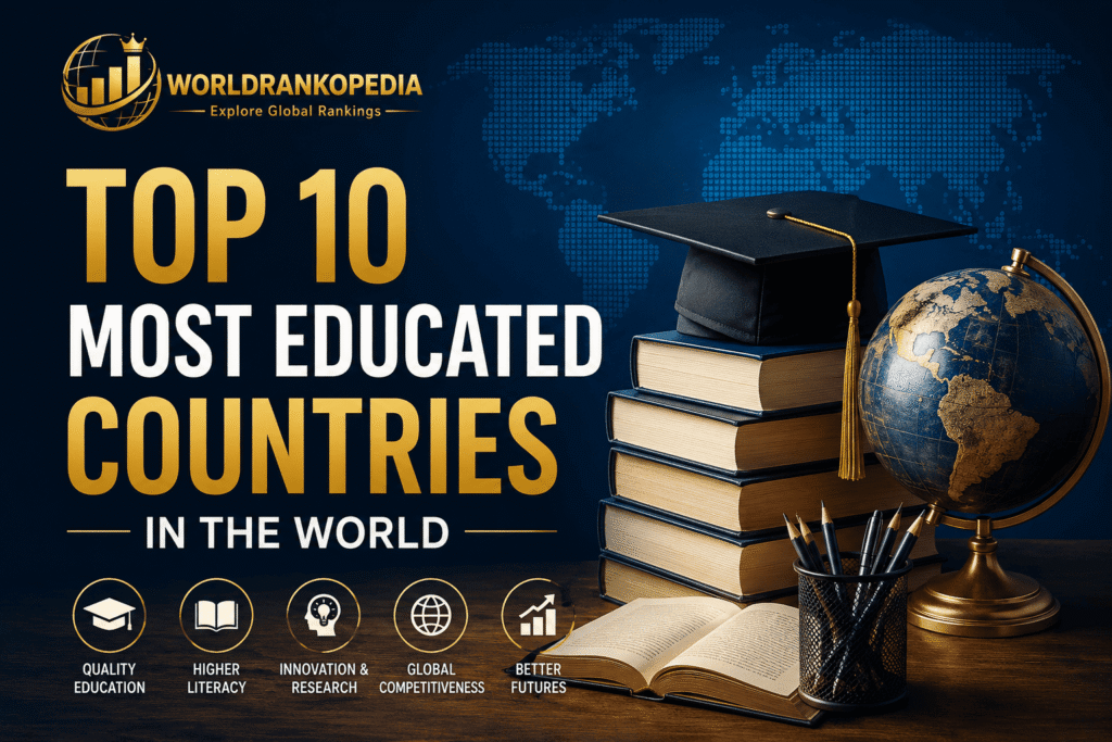 Top 10 Most Educated Countries in the World Top 10 Most Educated Countres